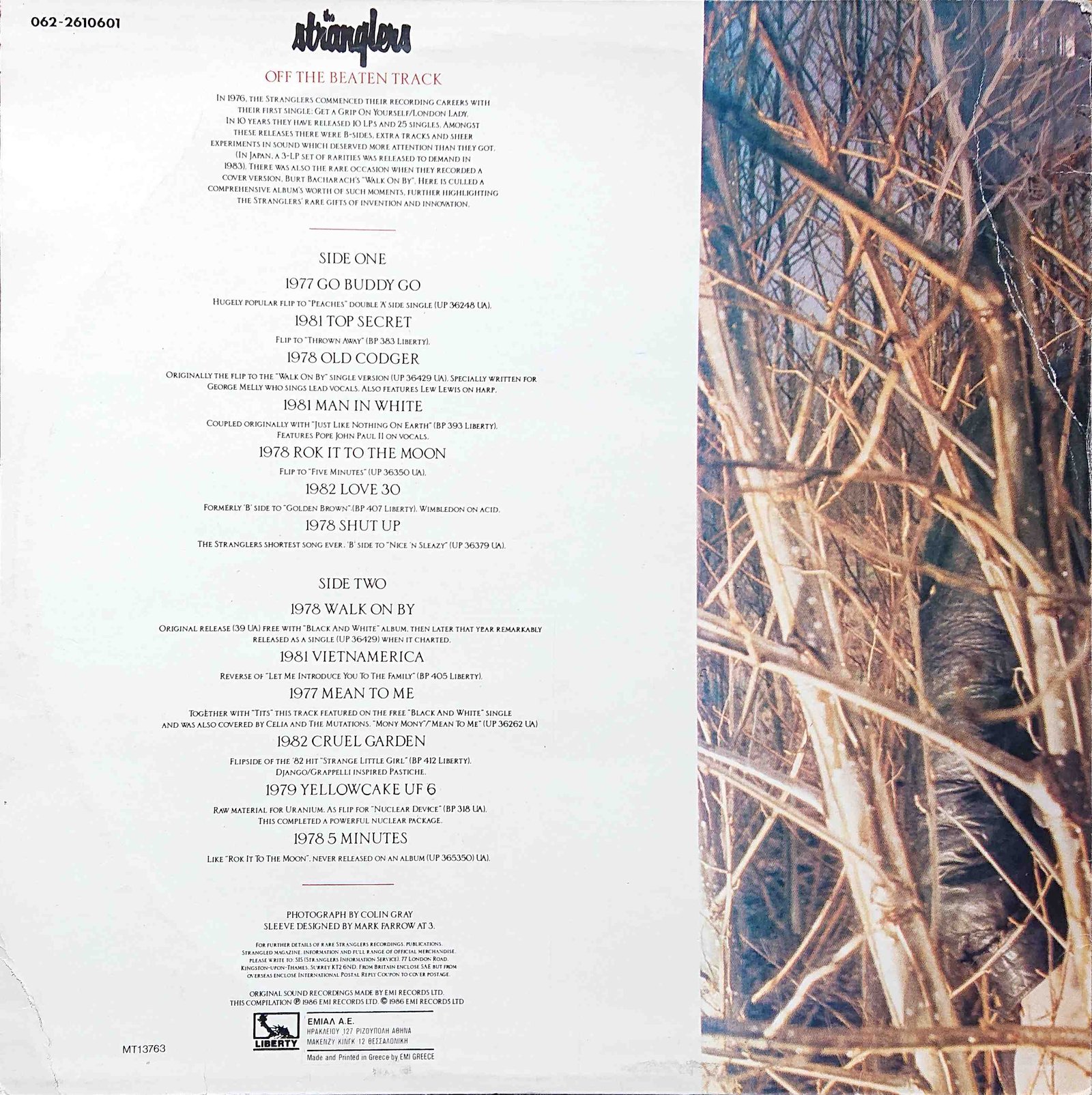 Back cover of 062 - 2610601